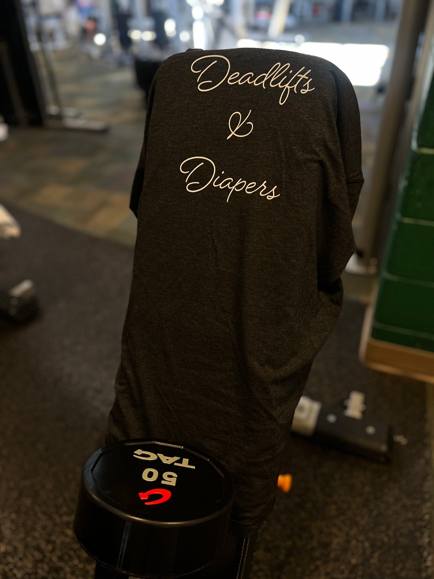 Deadlifts & Diapers Tri-blend Tee
